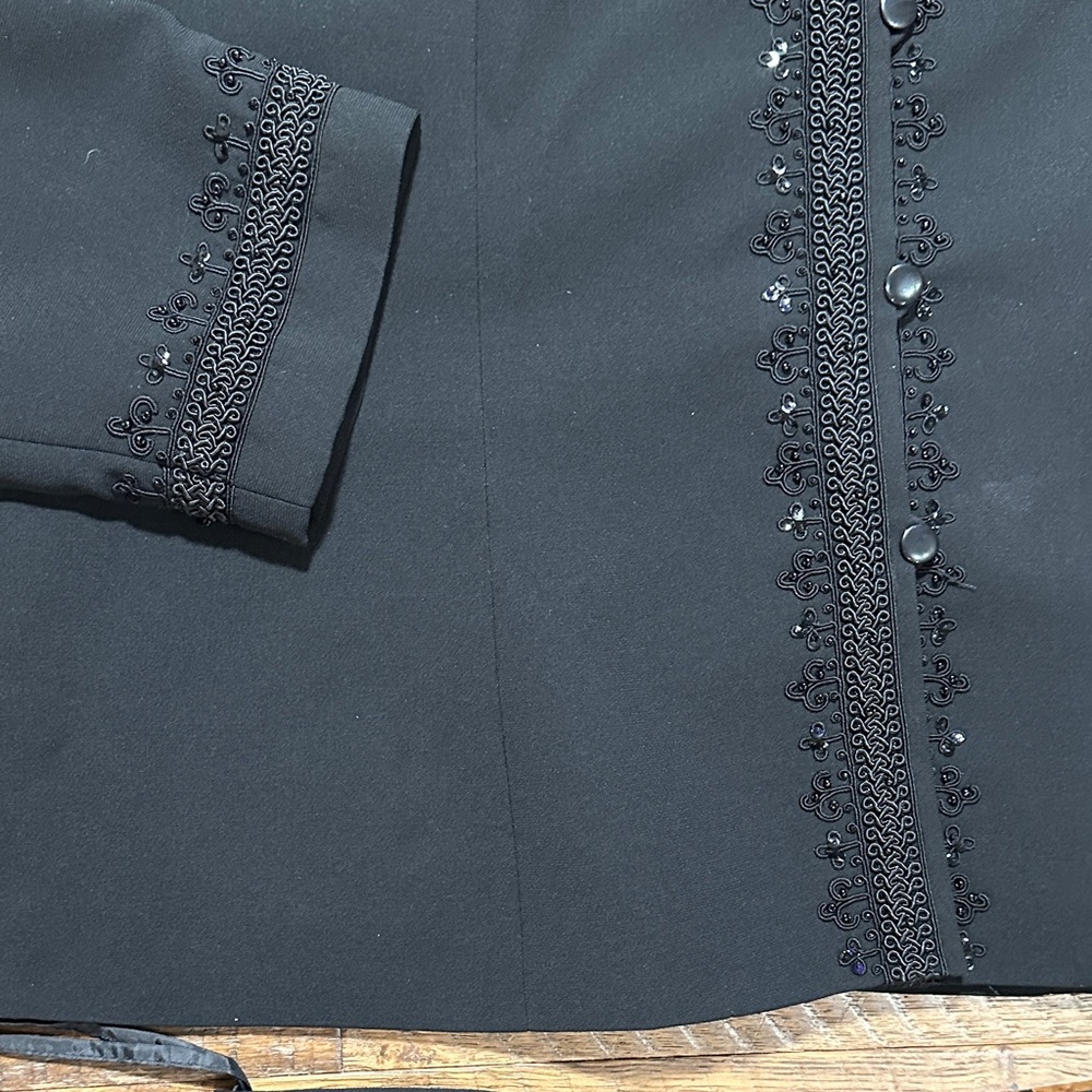 Kasper Black Women's Skirt Set with Beading - Picture 4 of 10
